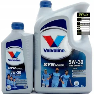 Autentyczny VALVOLINE 5W30 SYNPOWER XL-III 5L+1L +ZAWIESZKA