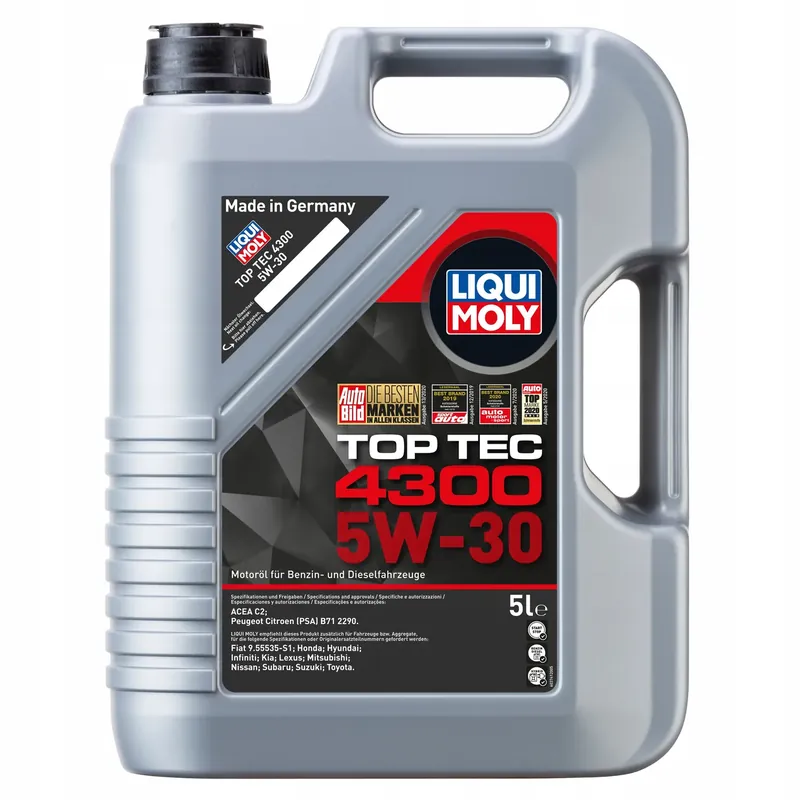 Bezpieczna płatność Olej silnikowy Liqui Moly Top Tec 4300 5 l 5W-30
