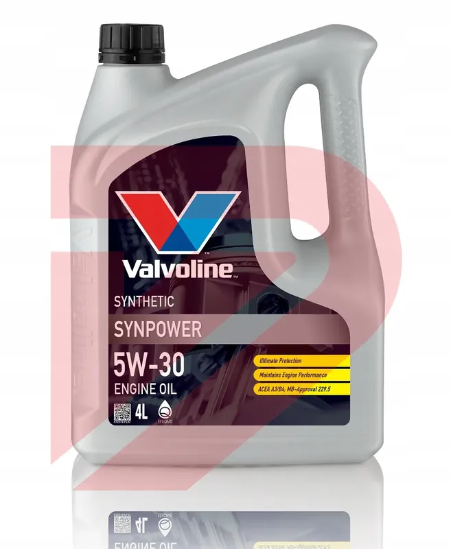 Autentyczny VALVOLINE SYNPOWER 5W30 A3/B4 SL/CF VW502/505 4L