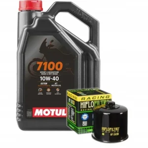 Szybka dostawa OLEJ MOTOCYKLOWY 10W40 MOTUL 7100 4L FILTR HF138RC