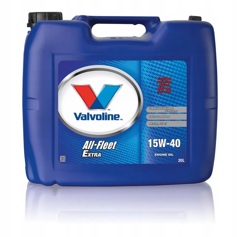 OLEJ SILNIKOWY VALVOLINE ALL FLEET EXTRA 15W-40 20L Autentyczny