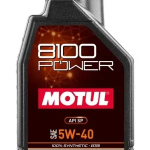 Oferta OLEJ MOTUL 5W40 1L 8100 POWER / SYNTHETI 5W40 8100 POWER 1L MOTUL