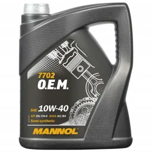 Olej silnikowy Mannol 7702 Chevrolet Opel 10w40 5L Zwrot pieniędzy