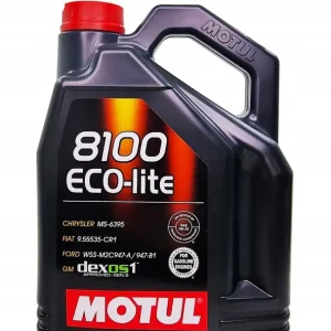 OLEJ MOTUL 0W20 5L 8100 ECO-LITE / SP / GM DEXOS1 GEN3 / MS-6395 / Wysoka jakość