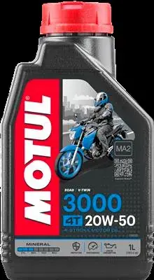 OLEJ MOTUL 20W50 1L 3000 4T MINERALNY / MOTOCYKLE Kup teraz