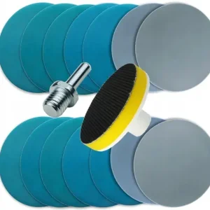 ZESTAW PAD +PASTA +PAPIER WODNY DO POLEROWANIA REGENERACJI REFLEKTORÓW LAMP Tani