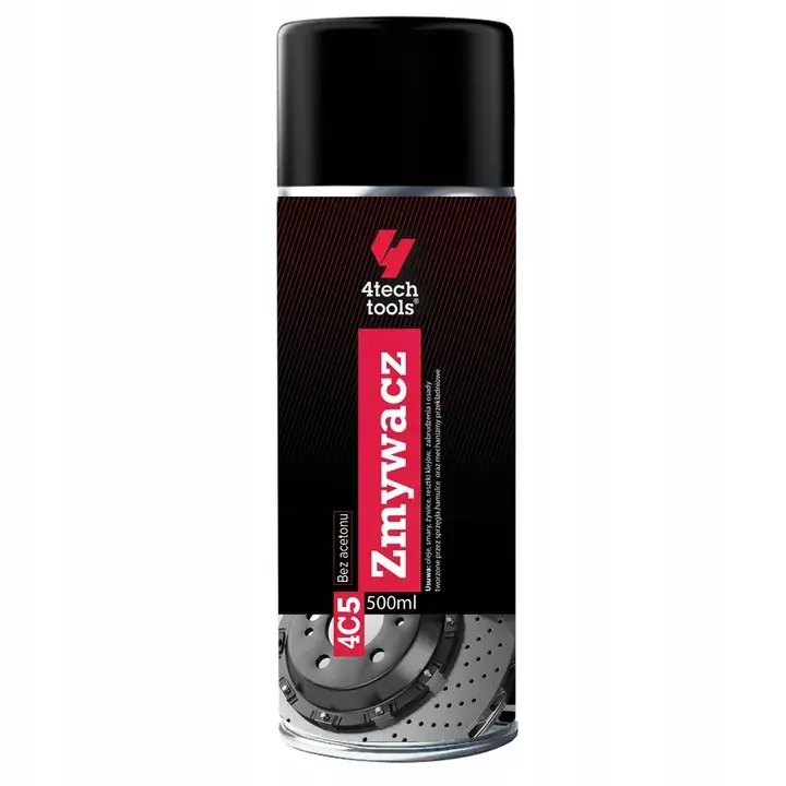 Zamów teraz 6x Zmywacz Do Hamulców Odtłuszczacz Do Tarcz 500ml PL 4tech 4techtools