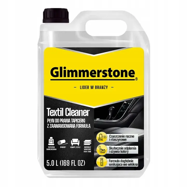 Bezpieczna płatność NISKOPIENIĄCY PŁYN DO PRANIA TAPICERKI DYWANÓW ODKURZACZY TEXTIL CLEANER 5L