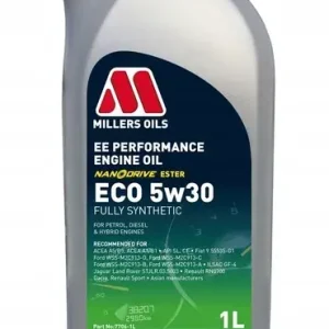Zwrot pieniędzy Olej silnikowy syntetyczny Millers Oils EE Performance Eco 5W-30 1l