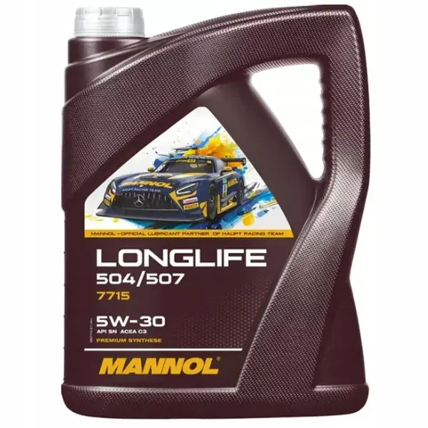Wyprzedaż MANNOL LONGLIFE VW 7715 5W30 olej silnikowy 5L