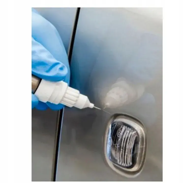 Wyprzedaż KOREKTOR NA RYSY pisak marker KREDKA DO USUWANIA RYS Z LAKIERU 2W1 SREBRNY