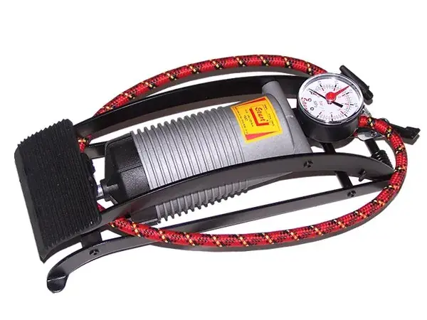 Oferta limitowana Pompka nożna samochodowa + manometr START POLSKA