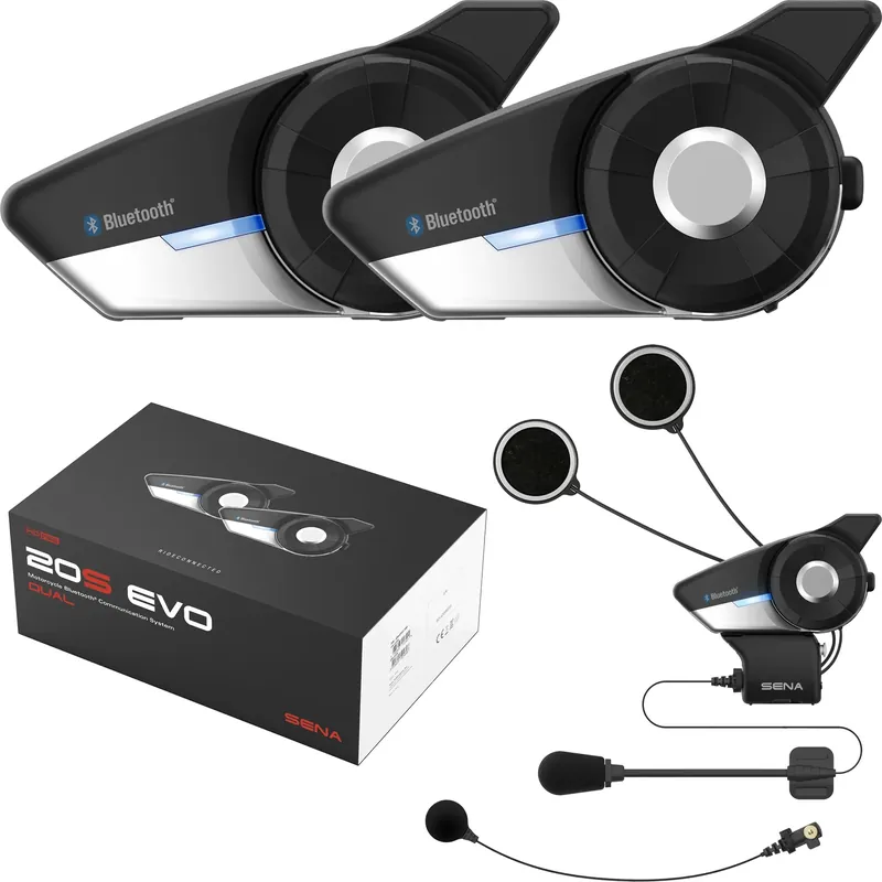 SENA 20S Evo Interkom Motocyklowy Bluetooth 2 kask Promocja
