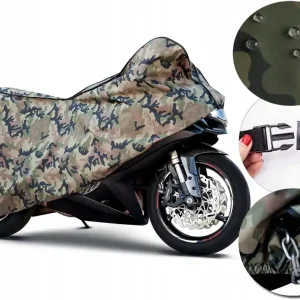 Wysoka jakość Pokrowiec na motocykl motor moro MILITARY Polski M