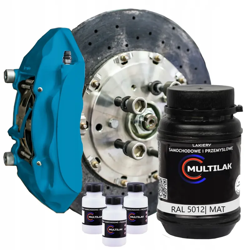 Farba lakier do zacisków hamulcowych RAL 5012 mat Wyprzedaż