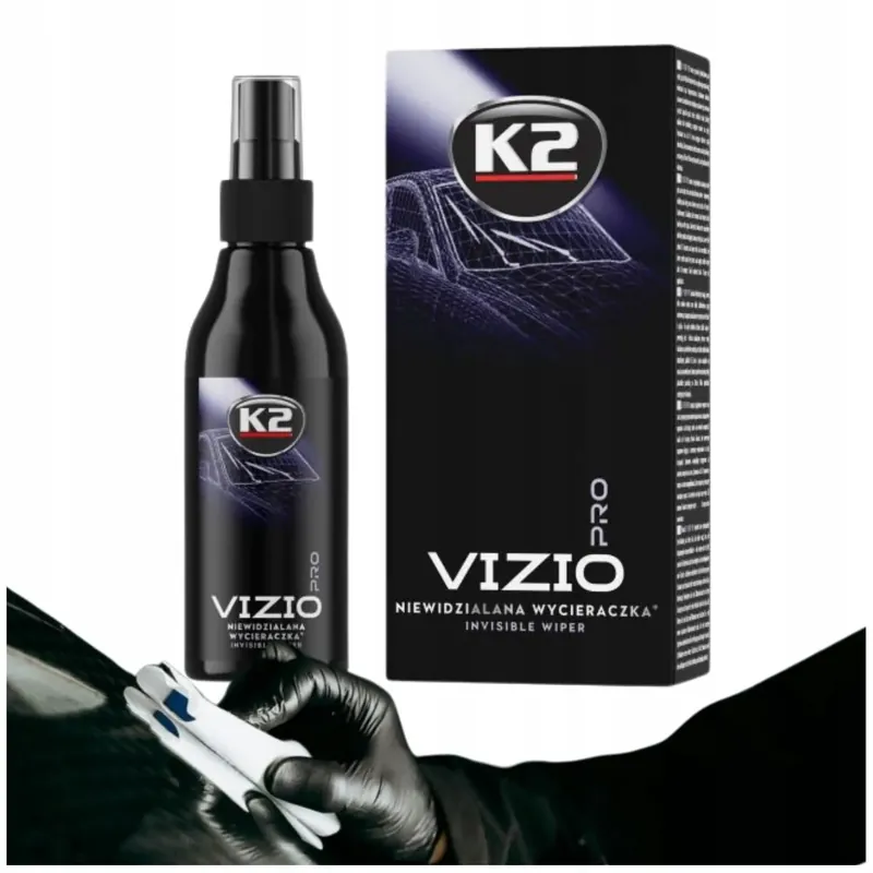 Niewidzialna Wycieraczka K2 Vizio Pro 150 ml, Niezawodna Ochrona Szyb Autentyczny