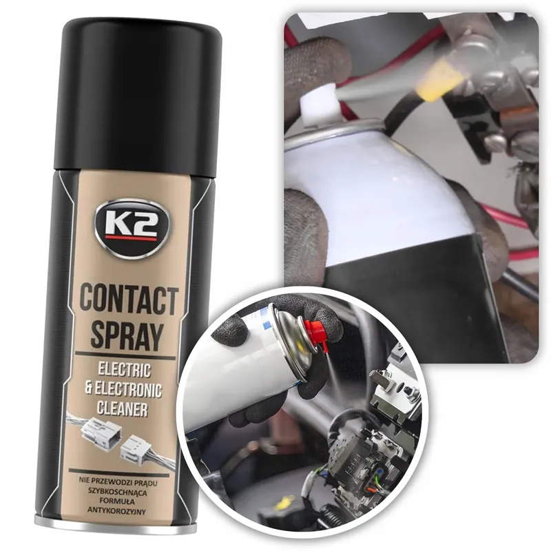 Szybka dostawa Spray do Czyszczenia Przewodów Styków Części Elektrycznych K2 KONTAKT 400ml