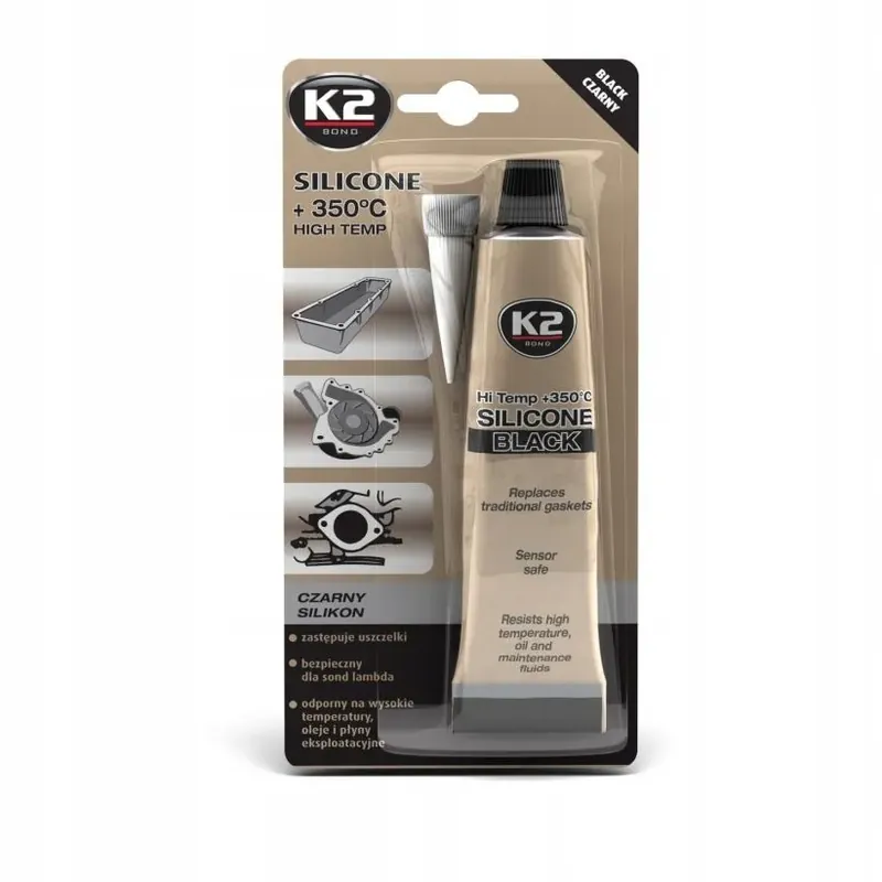 Darmowa dostawa K2 SILIKON WYSOKOTEMPERATUROWY 85G B210N
