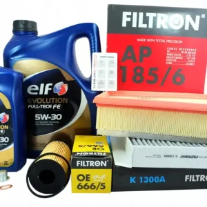 Ekspresowa dostawa 3xFiltr + 5w30 Renault Fluence Megane 3 1.6 dCi