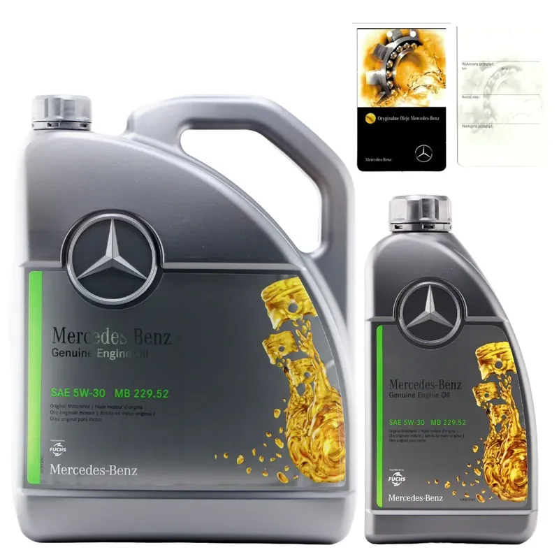 OLEJ 5W30 6L MERCEDES MB 229.52 5W-30 MERCEDES OE MB 229.52 - 6L Tani