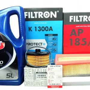 Darmowa dostawa 3 x Filtr + Olej Renault Megane 3 III 12- 1.2 TCe