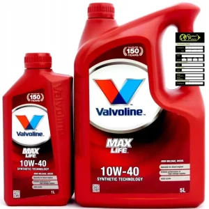Ekspresowa dostawa VALVOLINE 10W40 MAX LIFE ZESTAW 5l+1l+ ZAWIESZKA