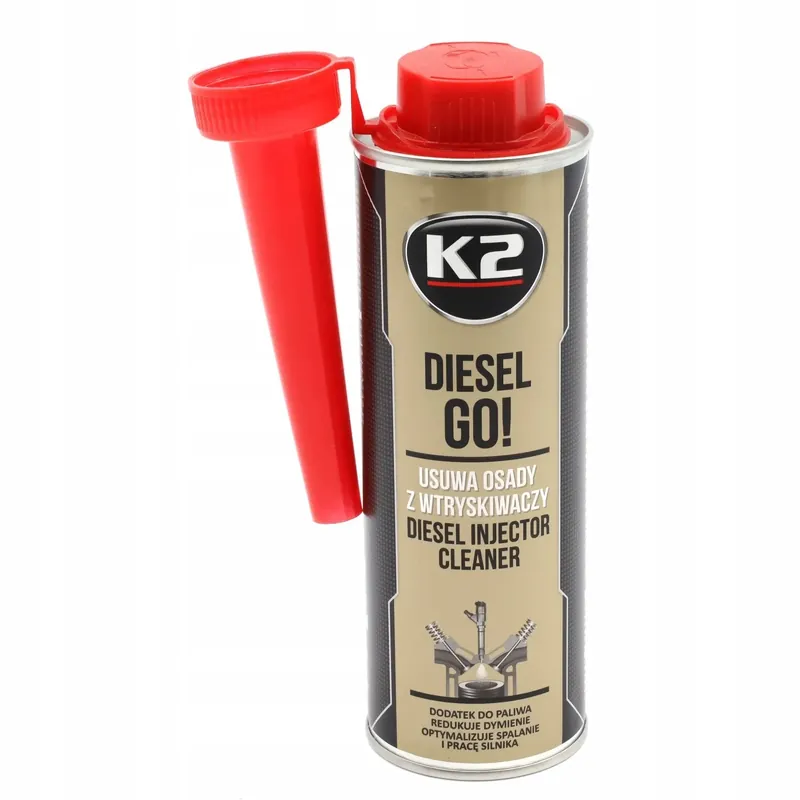 2 x K2 Diesel GO! 250 ml Usuwa Osady Czyszczenia Wtryskiwaczy Injector Clea Ostatnia szansa