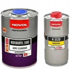 Zwrot pieniędzy LAKIER BEZBARWNY NOVAKRYL 590 HS 2+1 1L + utwardza