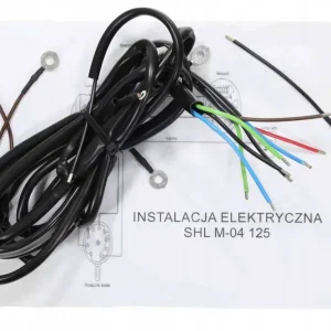 INSTALACJA ELEKTRYCZNA SHL M04 125 CZARNA ML Nowość