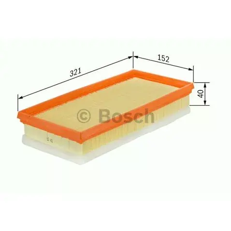 1457433596 BOSCH Filtr powietrza Wysoka jakość