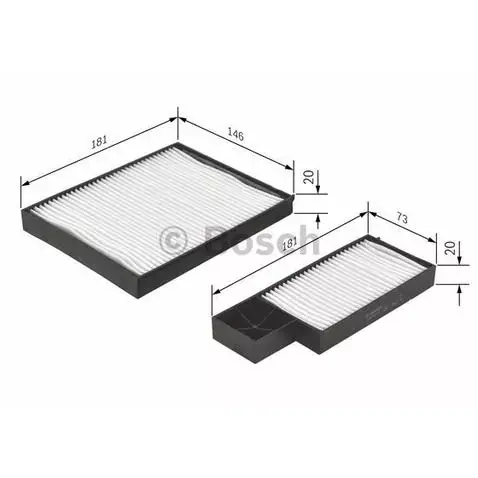 1987432276 BOSCH Filtr kabinowy Wyprzedaż