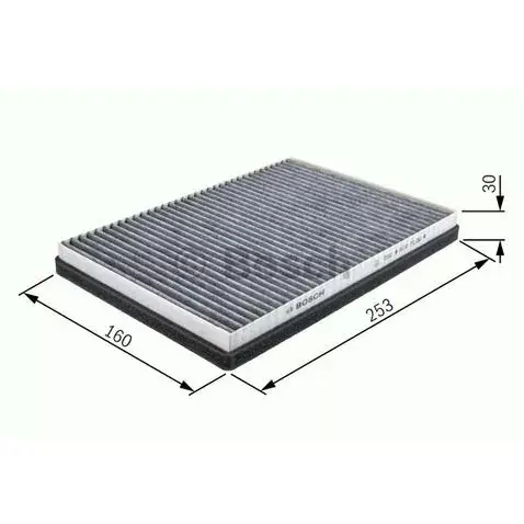 1987432062 BOSCH Filtr kabinowy Wyprzedaż