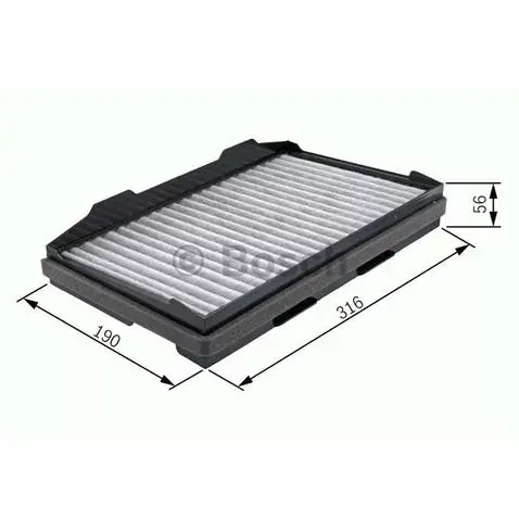 1987432401 BOSCH Filtr kabinowy Najlepsza cena